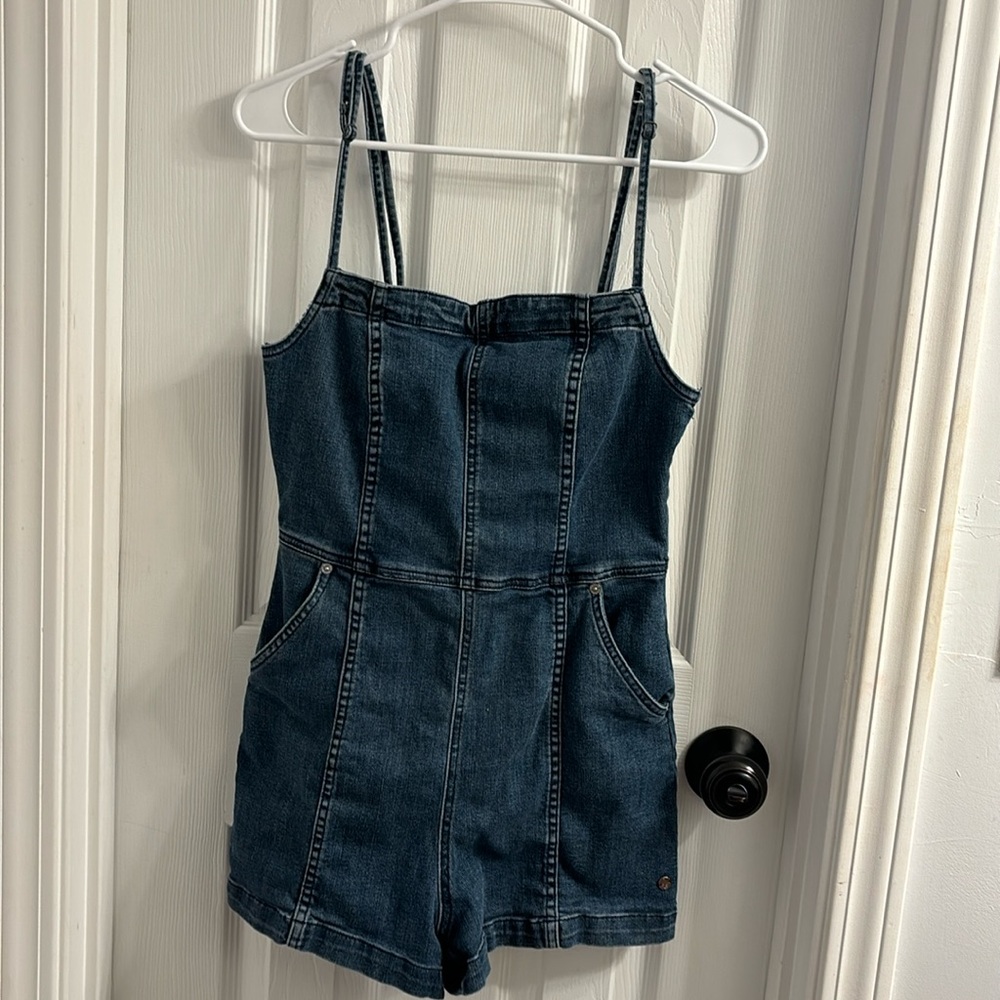 Vintage Volcom Denim Romper
